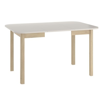 Стол обеденный SIGNAL DANTE II кашемир/дуб кремона 90-130/90